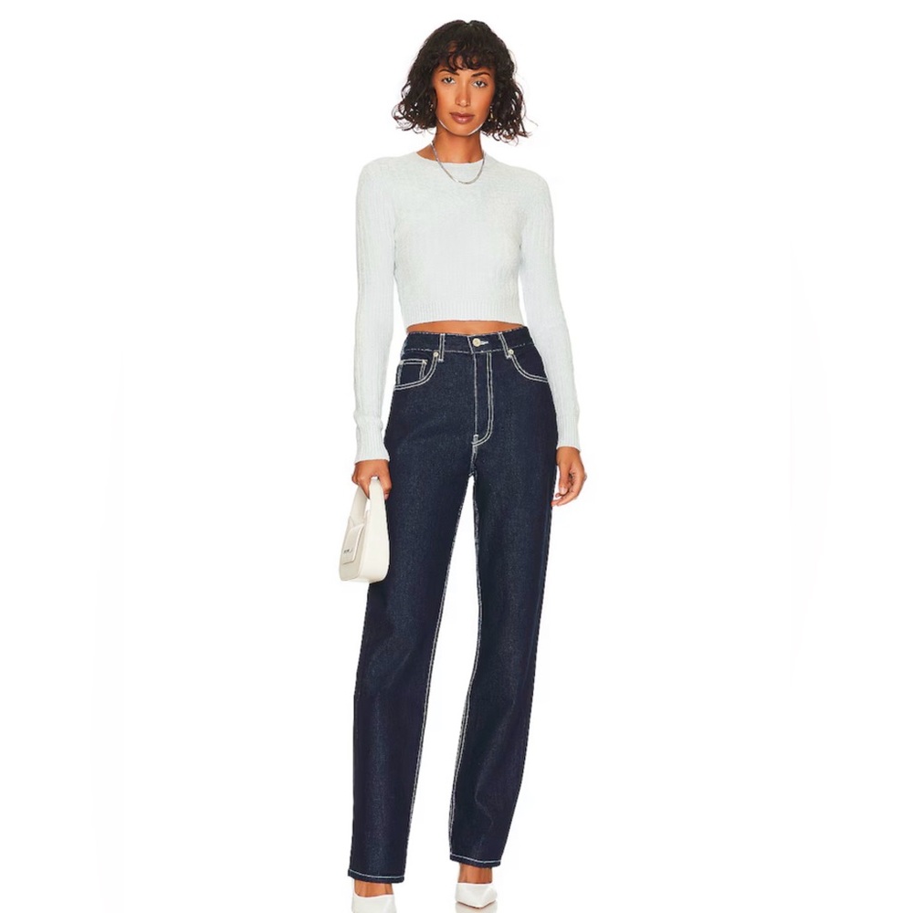 EB Denim High Rose Straight, Midnight, 28 - Picture 6 of 15